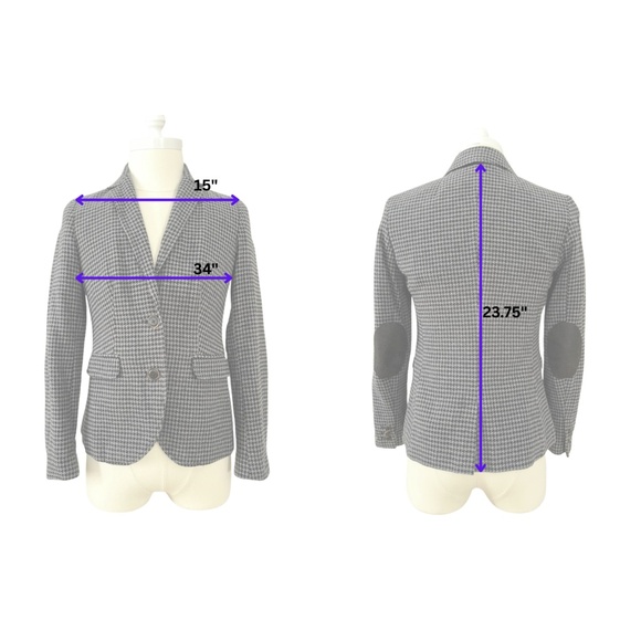 Tommy Hilfiger | Tweed Houndstooth Blazer Women’s Size 4 (Fits like XS/S) - Picture 10 of 10